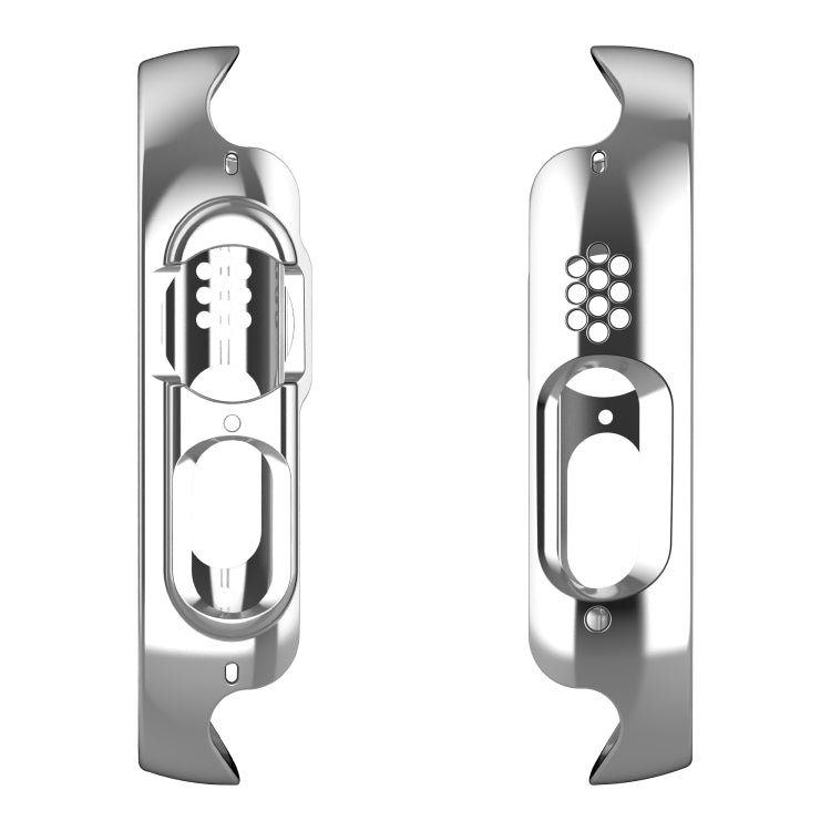 For Apple Watch Ultra 3 / 2 / 1 49mm Plating Gloss PC Tempered Glass Integral Watch Case(Silver) by bashfashion