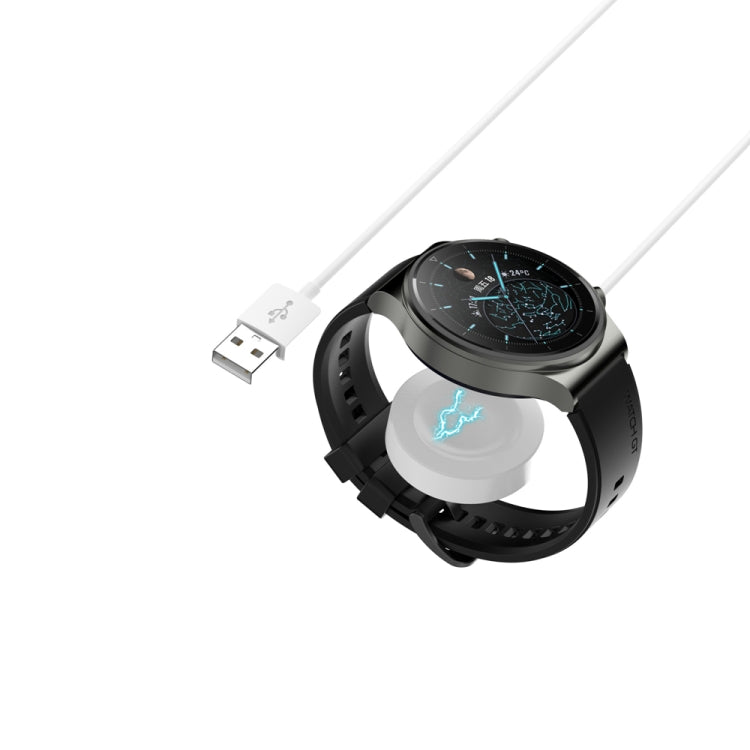 For Huawei Watch Buds Smart Watch One-piece Charging Cable, Length:1m(White) by bashfashion