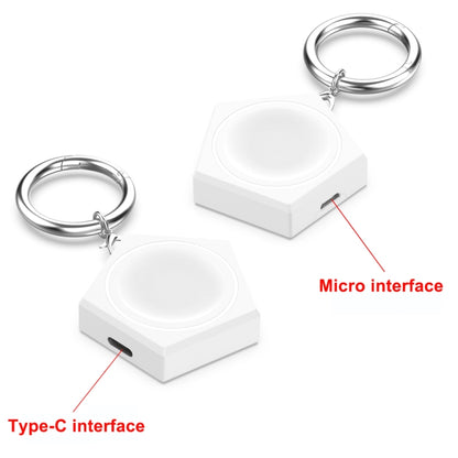 For Huawei Watch Buds Type-C Portable Universal Smart Watch Charger(Black) by bashfashion