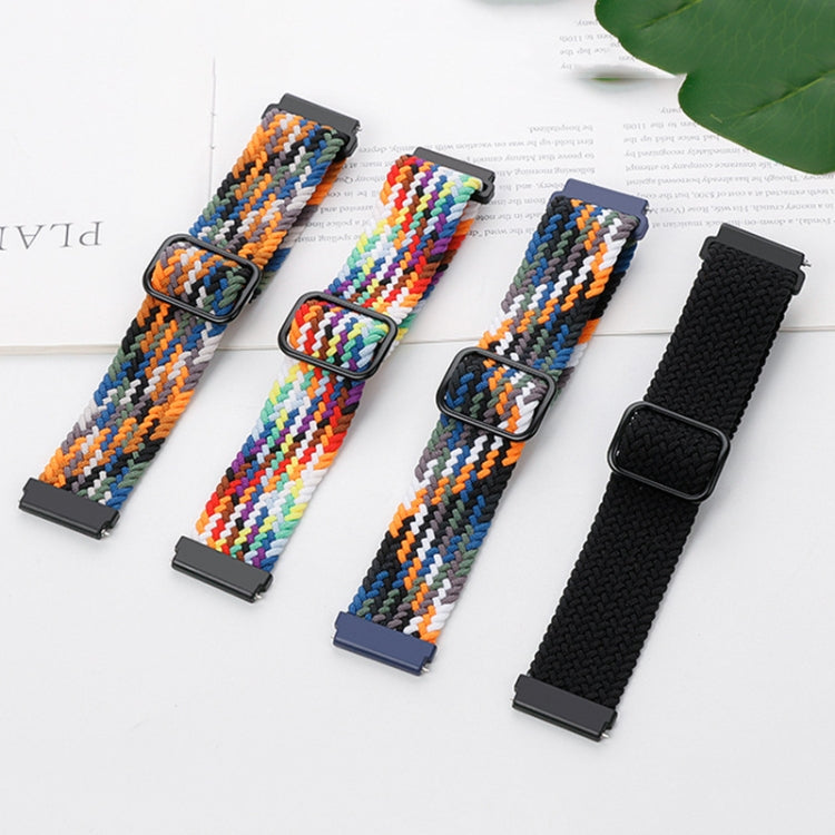 For Google Pixel Watch Buckle Nylon Braided Watch Band(Multi Starlight) by bashfashion