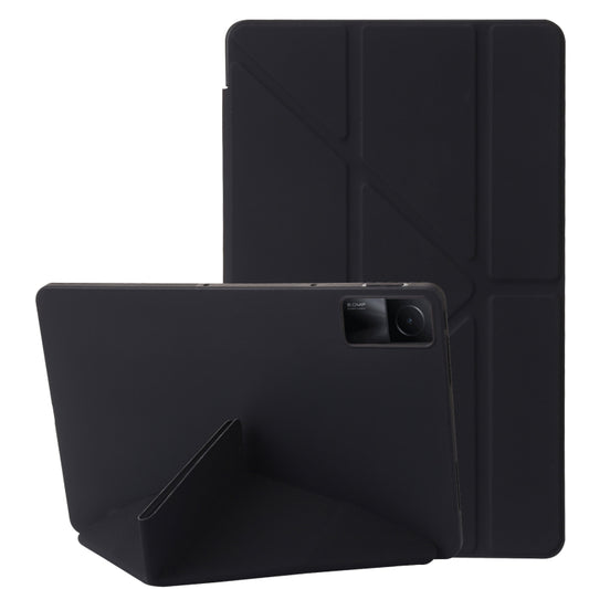 For Xiaomi Redmi Pad 10.6 Deformation Silicone Leather Tablet Case(Black) by bashfashion