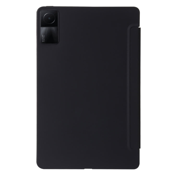 For Xiaomi Redmi Pad 10.6 Deformation Silicone Leather Tablet Case(Black) by bashfashion