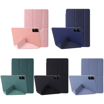 For Xiaomi Redmi Pad 10.6 Deformation Silicone Leather Tablet Case(Black) by bashfashion