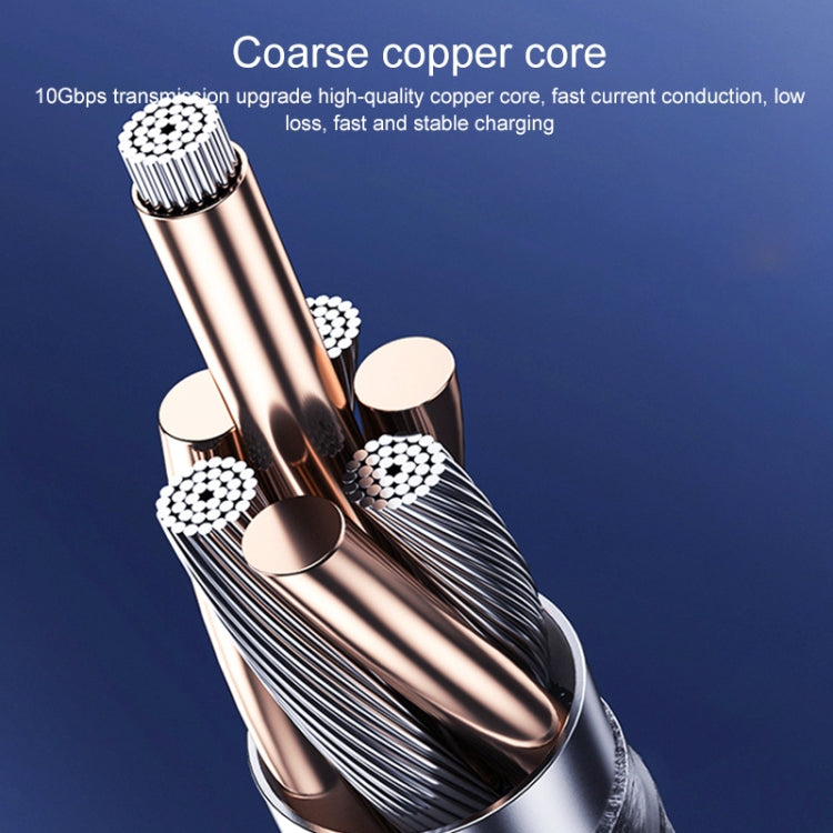 For Steam Deck Gen2 100W USB-C/Type-C Male to USB-C/Type-C Male Stereo Curved Data Cable, Length:3m by bashfashion