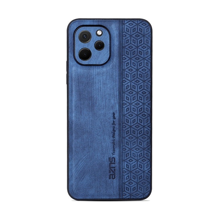 For Huawei Enjoy 50z / nova Y61 AZNS 3D Embossed Skin Feel Phone Case(Sapphire Blue) by AZNS