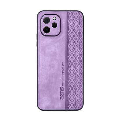 For Huawei Enjoy 50z / nova Y61 AZNS 3D Embossed Skin Feel Phone Case(Purple) by AZNS