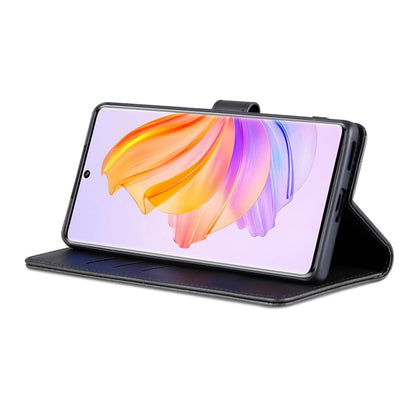 For Honor 80 SE AZNS Skin Feel Calf Texture Flip Leather Phone Case(Black) by AZNS