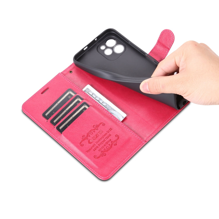 For Huawei Enjoy 50z / nova Y61 AZNS Sheepskin Texture Flip Leather Phone Case(Red) by AZNS