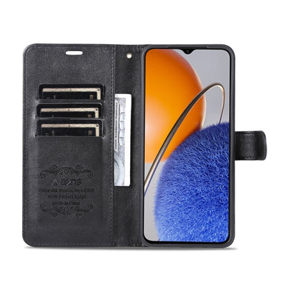 For Huawei Enjoy 50z / nova Y61 AZNS Sheepskin Texture Flip Leather Phone Case(Black) by AZNS