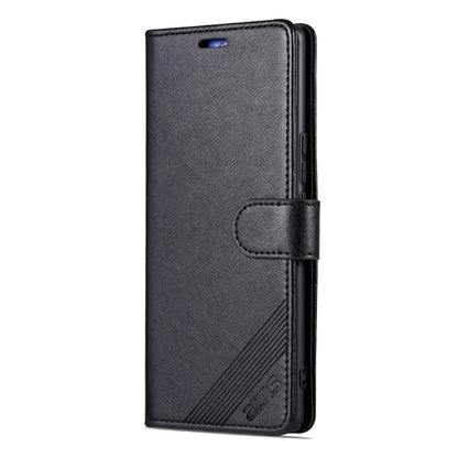 For Honor 80 SE AZNS Sheepskin Texture Flip Leather Phone Case(Black) by AZNS