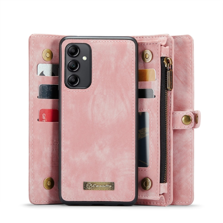 For Samsung Galaxy A14 5G CaseMe 008 Detachable Multifunctional Leather Phone Case(Pink) by CaseMe