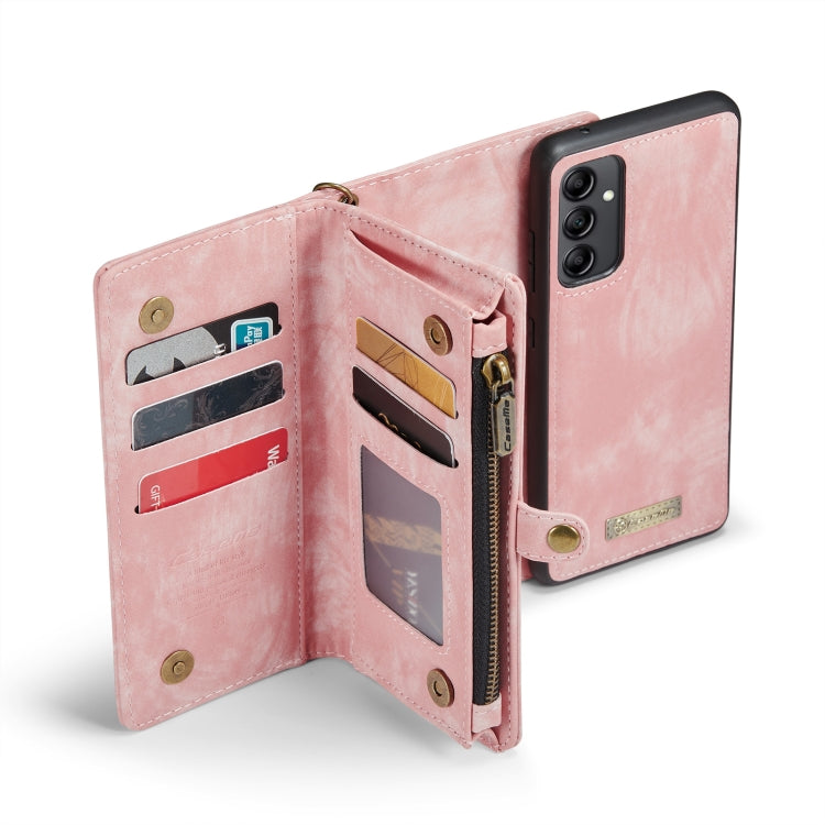 For Samsung Galaxy A14 5G CaseMe 008 Detachable Multifunctional Leather Phone Case(Pink) by CaseMe