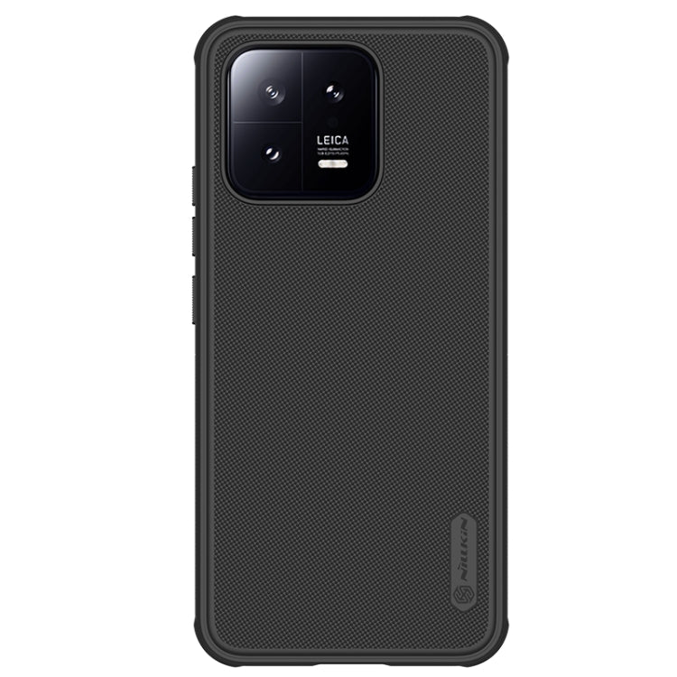 For Xiaomi 13 NILLKIN Frosted Shield Pro PC + TPU Phone Case(Black) by NILLKIN