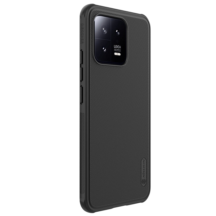 For Xiaomi 13 NILLKIN Frosted Shield Pro PC + TPU Phone Case(Black) by NILLKIN