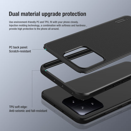 For Xiaomi 13 NILLKIN Frosted Shield Pro PC + TPU Phone Case(Black) by NILLKIN