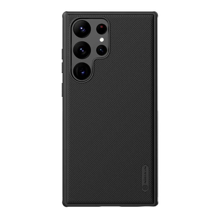 For Samsung Galaxy S23 Ultra 5G NILLKIN Frosted Shield Pro Magnetic Magsafe Phone Case(Black) by NILLKIN