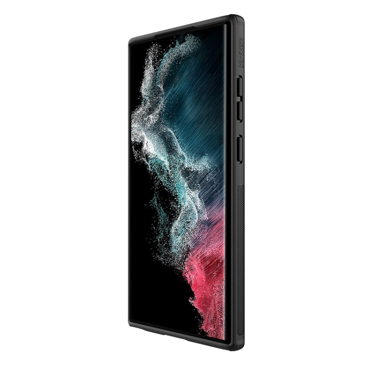 For Samsung Galaxy S23 Ultra 5G NILLKIN Frosted Shield Pro Magnetic Magsafe Phone Case(Black) by NILLKIN