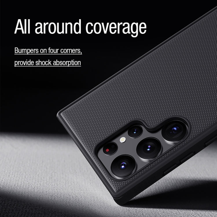 For Samsung Galaxy S23 Ultra 5G NILLKIN Frosted Shield Pro Magnetic Magsafe Phone Case(Black) by NILLKIN