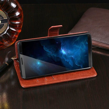 For Cubot J5 idewei Crazy Horse Texture Horizontal Flip Leather Case with Holder & Card Slots & Wallet(White) by idewei