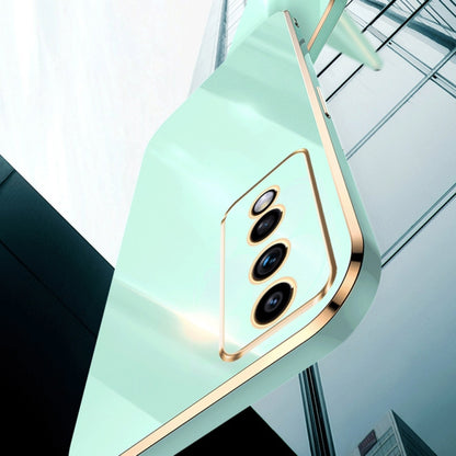 For Honor 80 GT 5G XINLI Straight Edge 6D Electroplate TPU Phone Case(White) by XINLI