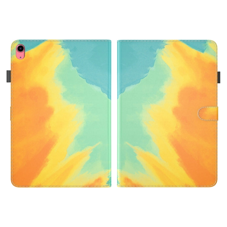 For iPad 2025 / 2022 Watercolor Pattern Flip Leather Tablet Case(Autumn Leaves) by bashfashion