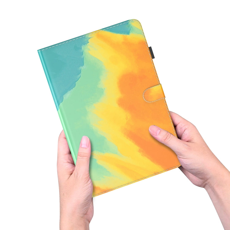 For iPad 2025 / 2022 Watercolor Pattern Flip Leather Tablet Case(Autumn Leaves) by bashfashion