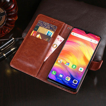 For Ulefone Note 7 idewei Crazy Horse Texture Horizontal Flip Leather Case with Holder & Card Slots & Wallet(Red) by idewei