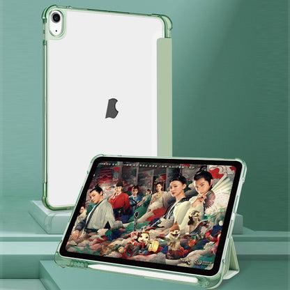 For iPad 2025 / 2022 3-fold Shockproof Smart Leather Tablet Case(Black) by bashfashion
