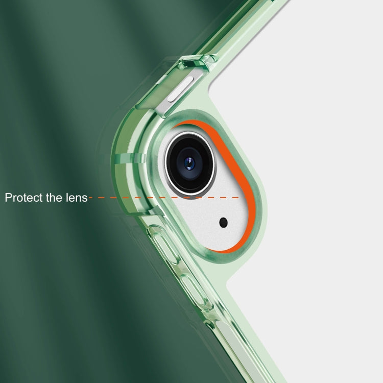 For iPad Air 2020 / 2022 10.9 3-fold Shockproof Smart Leather Tablet Case(Black) by bashfashion