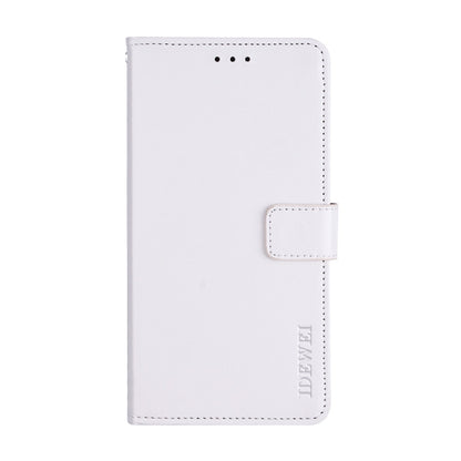 For Google Pixel 4 idewei Crazy Horse Texture Horizontal Flip Leather Case with Holder & Card Slots & Wallet(White) by idewei