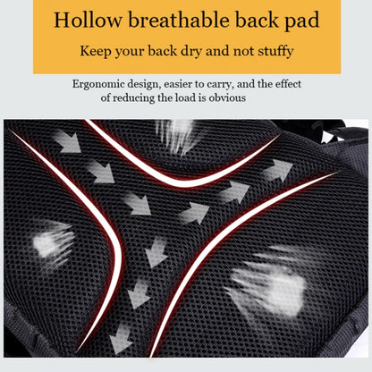 Outdoor Camera Backpack Waterproof Photography Camera Shoulders Bag, Size:33.5x25.5x15.5cm(Orange) by bashfashion