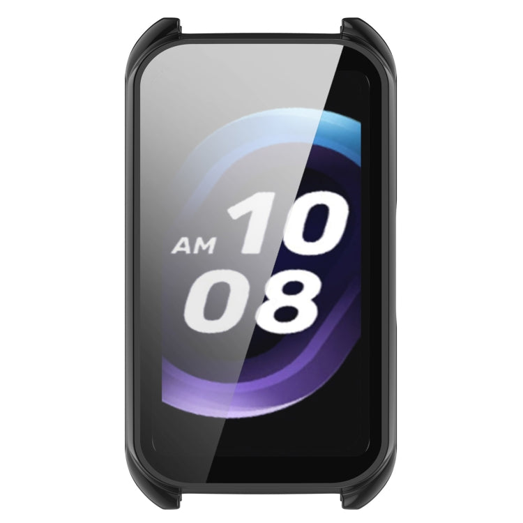 For Keep Band B5 / Band B4 PC + Tempered Film Integrated Watch Protective Case(Black) by bashfashion