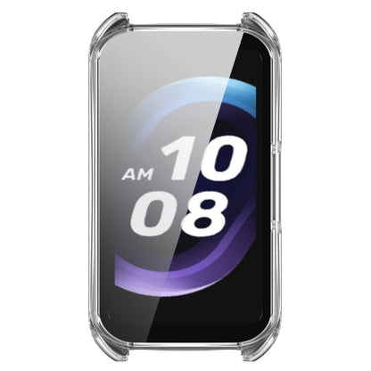 For Keep Band B5 / Band B4 PC + Tempered Film Integrated Watch Protective Case(Transparent White) by bashfashion