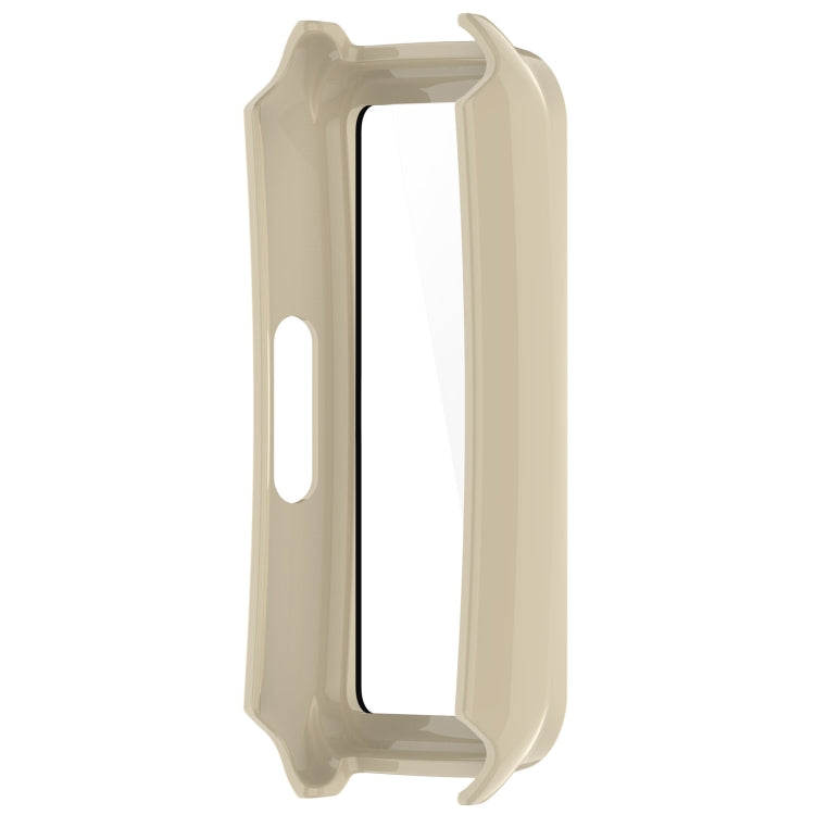 For Keep Band B5 / Band B4 PC + Tempered Film Integrated Watch Protective Case(Ivory White) by bashfashion