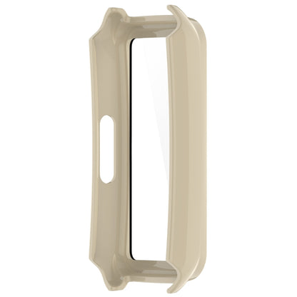 For Keep Band B5 / Band B4 PC + Tempered Film Integrated Watch Protective Case(Ivory White) by bashfashion