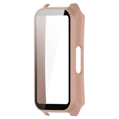 For Keep Band B5 / Band B4 PC + Tempered Film Integrated Watch Protective Case(Pink) by bashfashion