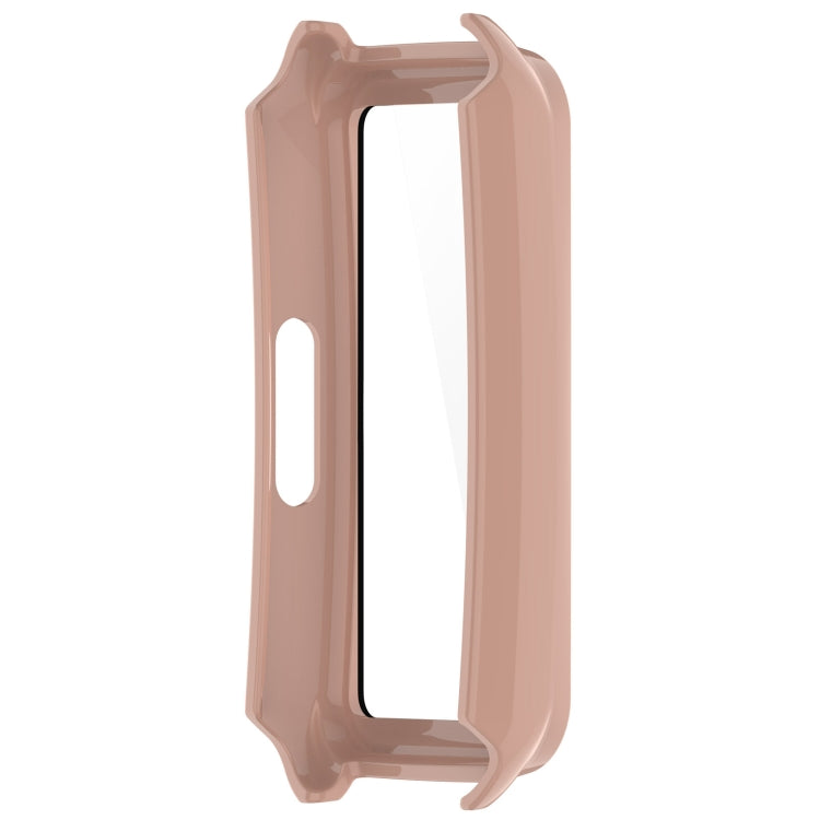 For Keep Band B5 / Band B4 PC + Tempered Film Integrated Watch Protective Case(Pink) by bashfashion