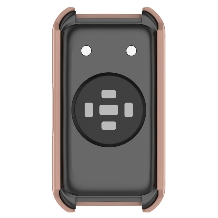 For Keep Band B5 / Band B4 PC + Tempered Film Integrated Watch Protective Case(Pink) by bashfashion