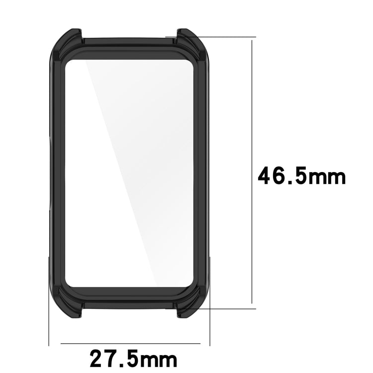 For Keep Band B5 / Band B4 PC + Tempered Film Integrated Watch Protective Case(Black) by bashfashion