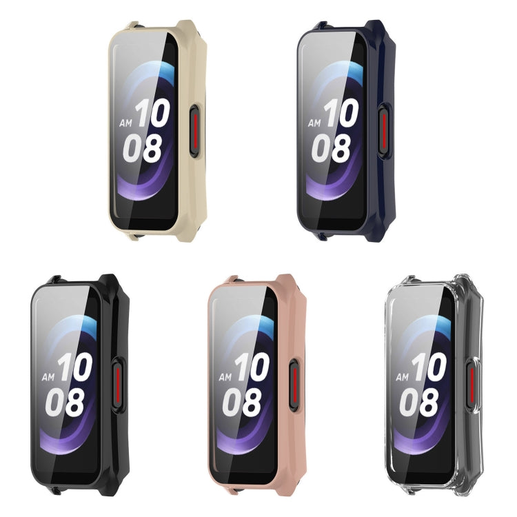 For Keep Band B5 / Band B4 PC + Tempered Film Integrated Watch Protective Case(Ivory White) by bashfashion