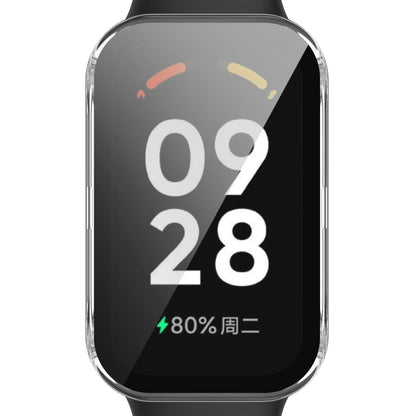 For Redmi Band 2 PC+ Tempered Film Integrated Watch Protective Case(Transparent) by bashfashion