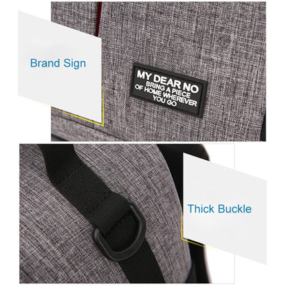 Small Waterproof Camera Backpack Shoulders SLR Camera Bag(Blue) by bashfashion