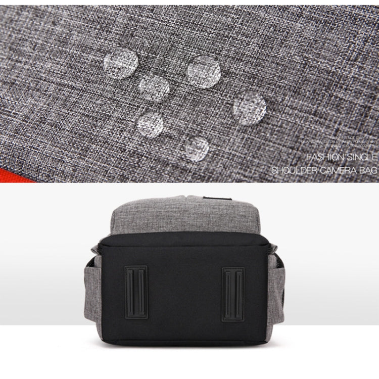 Small Waterproof Camera Backpack Shoulders SLR Camera Bag(Blue) by bashfashion