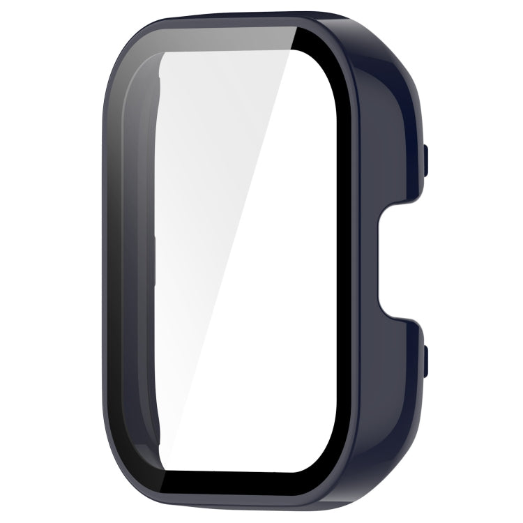 For Xiaomi Redmi Watch 3 PC + Tempered Film Integrated Watch Protective Case(Ink Blue) by bashfashion