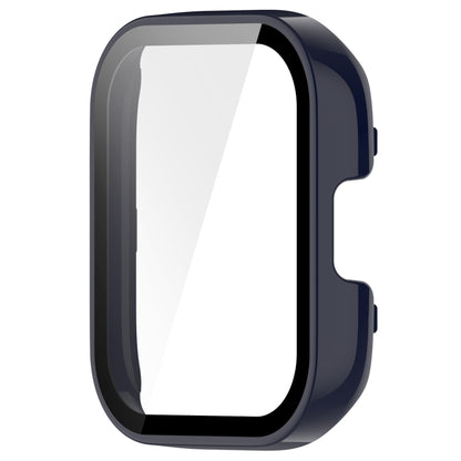 For Xiaomi Redmi Watch 3 PC + Tempered Film Integrated Watch Protective Case(Ink Blue) by bashfashion