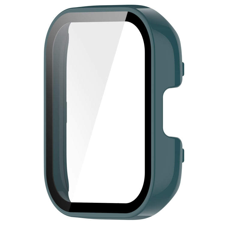 For Xiaomi Redmi Watch 3 PC + Tempered Film Integrated Watch Protective Case(Pine Green) by bashfashion