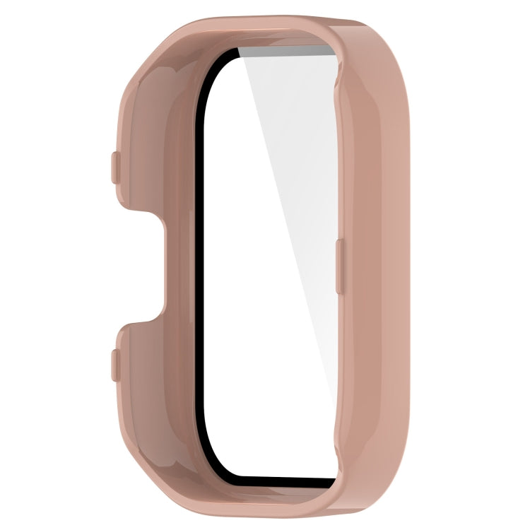 For Xiaomi Redmi Watch 3 PC + Tempered Film Integrated Watch Protective Case(Pink) by bashfashion