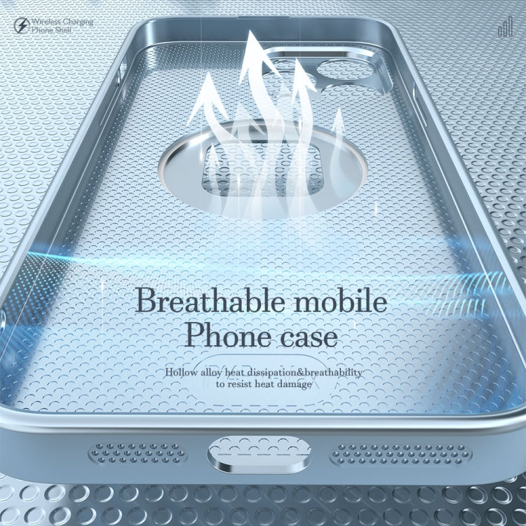 For iPhone 14 Pro R-JUST Square Round Mirror PC+TPU Phone Case(Black) by R-JUST