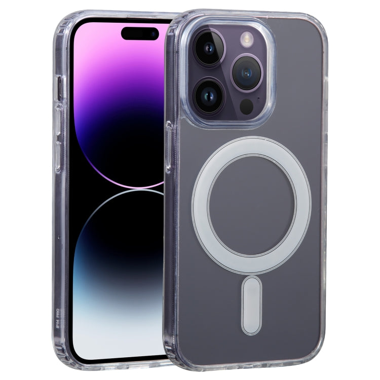 For iPhone 14 Pro Max GEBEI MagSafe Magnetic Transparent Phone Case(Transparent) by GEBEI