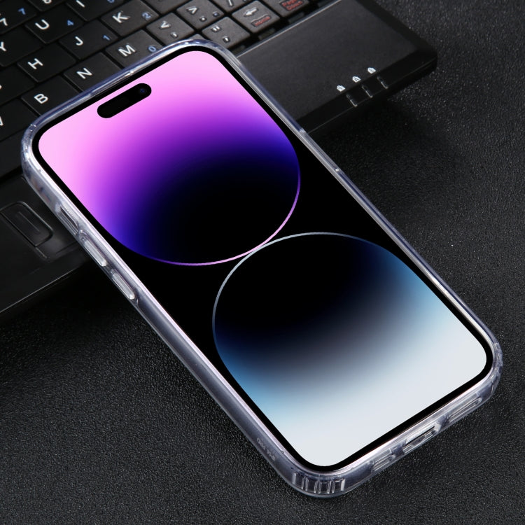 For iPhone 14 Pro Max GEBEI MagSafe Magnetic Transparent Phone Case(Transparent) by GEBEI